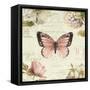 Marche de Fleurs Butterfly I-Lisa Audit-Framed Stretched Canvas