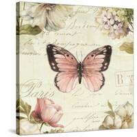 Marche de Fleurs Butterfly I-Lisa Audit-Stretched Canvas