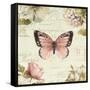 Marche de Fleurs Butterfly I-Lisa Audit-Framed Stretched Canvas