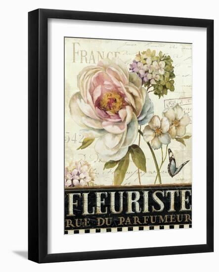 Marche de Fleurs III-Lisa Audit-Framed Art Print