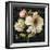 Marche de Fleurs on Black II-Lisa Audit-Framed Art Print