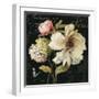 Marche de Fleurs on Black II-Lisa Audit-Framed Art Print