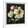 Marche de Fleurs on Black II-Lisa Audit-Framed Art Print