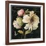 Marche de Fleurs on Black II-Lisa Audit-Framed Art Print