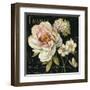 Marche de Fleurs on Black-Lisa Audit-Framed Art Print