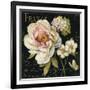 Marche de Fleurs on Black-Lisa Audit-Framed Art Print