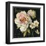 Marche de Fleurs on Black-Lisa Audit-Framed Art Print