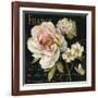 Marche de Fleurs on Black-Lisa Audit-Framed Art Print