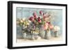 Marche des Fleurs Blue Gold-Danhui Nai-Framed Premium Giclee Print