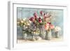 Marche des Fleurs Blue Gold-Danhui Nai-Framed Premium Giclee Print