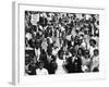 Marchers Carrying American Flags and Signs During the Walk to Freedom For Racial Equality-Francis Miller-Framed Photographic Print