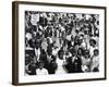 Marchers Carrying American Flags and Signs During the Walk to Freedom For Racial Equality-Francis Miller-Framed Photographic Print