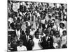 Marchers Carrying American Flags and Signs During the Walk to Freedom For Racial Equality-Francis Miller-Mounted Photographic Print