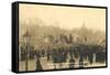 Marchers in St Petersburg, Russian Revolution, 1917-null-Framed Stretched Canvas