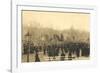 Marchers in St Petersburg, Russian Revolution, 1917-null-Framed Photographic Print