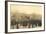 Marchers in St Petersburg, Russian Revolution, 1917-null-Framed Photographic Print