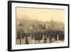 Marchers in St Petersburg, Russian Revolution, 1917-null-Framed Photographic Print