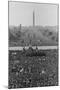 Marchers on the National Mall During the Million Man March, in View Towards the Washington Monument-null-Mounted Photo