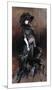 Marchesa Luisa Casati, with a Greyhound-Giovanni Boldini-Mounted Premium Giclee Print