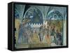 Marchese Ludovico Gonzaga III, His Wife Barbara of Brandenburg, Their Children-Andrea Mantegna-Framed Stretched Canvas