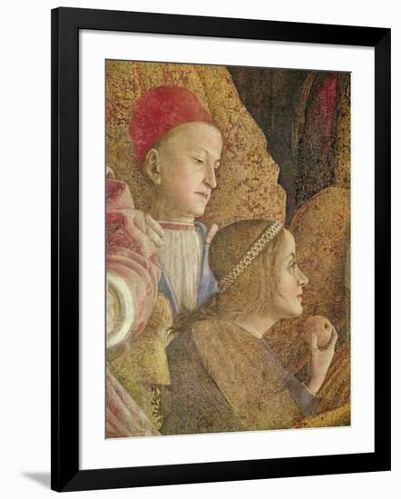 Marchese Ludovico Gonzago III of Mantua with His Family and Courtiers-Andrea Mantegna-Framed Giclee Print