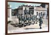 Marching Band, French Foreign Legion, C1910-null-Framed Giclee Print