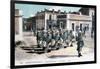 Marching Band, French Foreign Legion, C1910-null-Framed Giclee Print