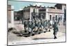 Marching Band, French Foreign Legion, C1910-null-Mounted Giclee Print