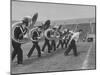 Marching Band Going Through Their Routines During Bands of America-Alfred Eisenstaedt-Mounted Photographic Print