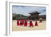 Marching Band in Bright Traditional Dress, South Korea-Eleanor Scriven-Framed Photographic Print