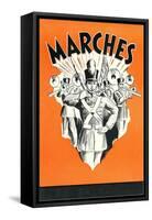 Marching Band-null-Framed Stretched Canvas