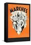 Marching Band-null-Framed Stretched Canvas