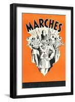 Marching Band-null-Framed Giclee Print