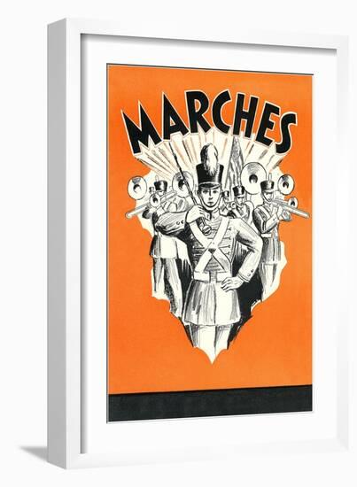 Marching Band-null-Framed Giclee Print