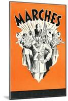 Marching Band-null-Mounted Giclee Print