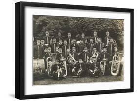 Marching Brass Band-null-Framed Art Print