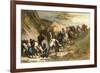 Marching Crowd-Honore Daumier-Framed Giclee Print