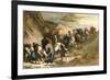 Marching Crowd-Honore Daumier-Framed Giclee Print