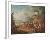 Marching Troops-Jean-Baptiste Joseph Pater-Framed Giclee Print
