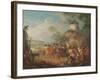 Marching Troops-Jean-Baptiste Joseph Pater-Framed Giclee Print