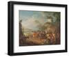 Marching Troops-Jean-Baptiste Joseph Pater-Framed Giclee Print