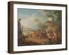 Marching Troops-Jean-Baptiste Joseph Pater-Framed Giclee Print