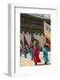 Marching with Flags at Gwanghwamun Gate, South Korea-Eleanor Scriven-Framed Photographic Print