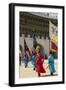 Marching with Flags at Gwanghwamun Gate, South Korea-Eleanor Scriven-Framed Photographic Print