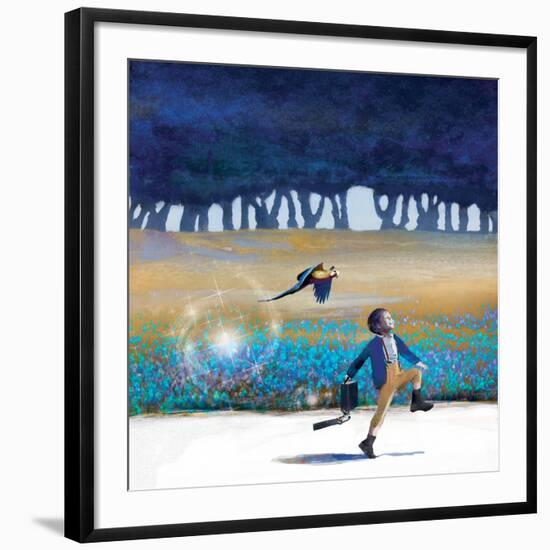 Marching-Nancy Tillman-Framed Giclee Print