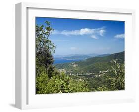 Marciana Marina and Procchio, Isola D'Elba, Elba, Tuscany, Italy-Nico Tondini-Framed Premium Photographic Print