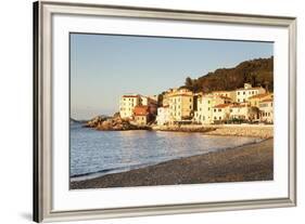 Marciana Marina at Sunset, Island of Elba, Livorno Province, Tuscany, Italy-Markus Lange-Framed Photographic Print