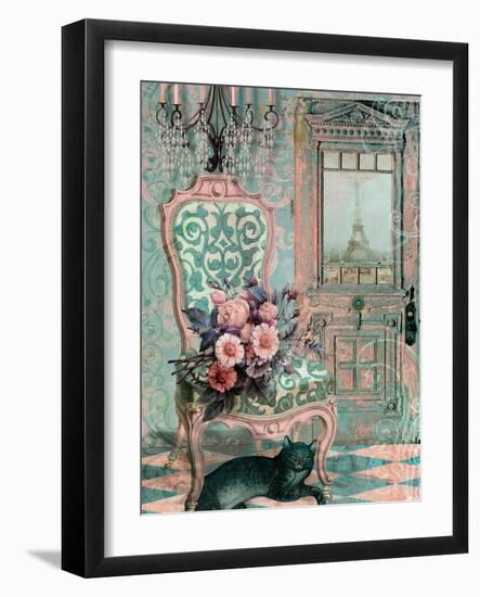 Marcie in Paris-Mindy Sommers-Framed Giclee Print