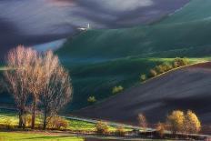 Sunrise in Val d'Orcia-Marcin Sobas-Photographic Print