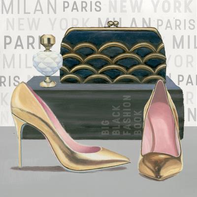 Mercer41 Golden Champagne High Heel I - Fashion Metal Wall Décor